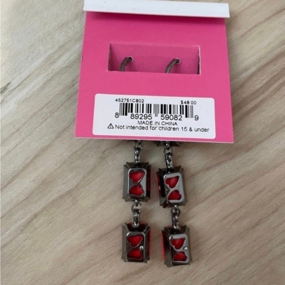 Betsey Johnson Jack-o'-lantern Necklace & match 3 Jack O Lantern Drop Earrings. - Picture 5 of 9